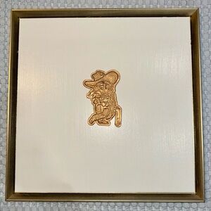 16x16 Gold Colonel Rebel Wall Art